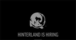 Desktop Screenshot of hinterlandgames.com